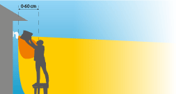 Czujka ruchu dualna cyfrowa SATEL OPAL zew. biała