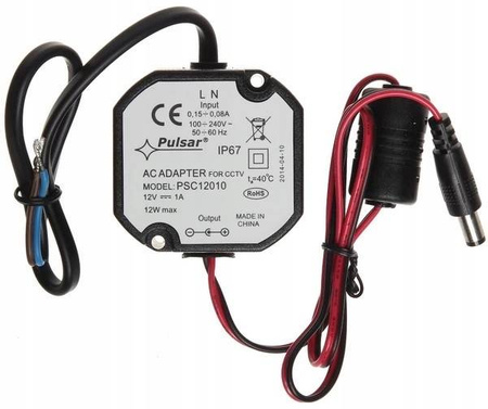 Zasilacz impuls. hermet. 12V 1A PSC12010 PULSAR
