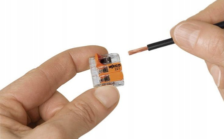 Szybkozłączka uniwersalna 2x0,2-4mm2 WAGO 221-412