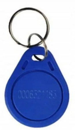 Brelok 125kHz S0103N-BE niebieski +NR 5 sztuk
