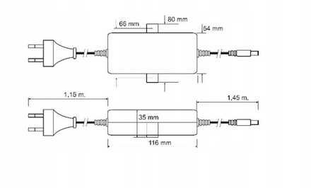 Zasilacz impulsowy PULSAR 12V 5A PSD12050
