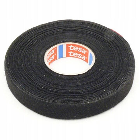 Taśma parciana TESA 25m x 15mm Czarna 51608-00009-00