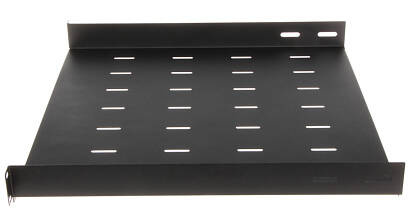 Rack 19 Półka 1U L450 REGULOWANA CZARNA