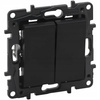 LEGRAND Niloe Step CZARNY Łącznik podwójny świecznikowy 863505