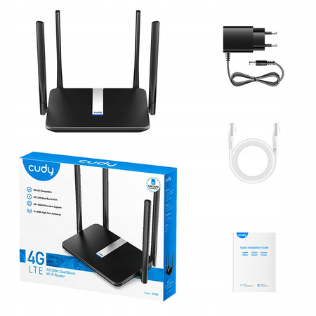 Router Cudy LT500 LTE 4G 802.11ac (Wi-Fi 5)