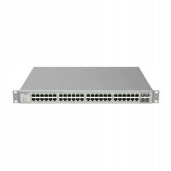 SWITCH ZARZĄDZALNY REYEE RG-NBS5200-48GT4XS-UP, 52-PORTOWY, RACK, POE, 740W