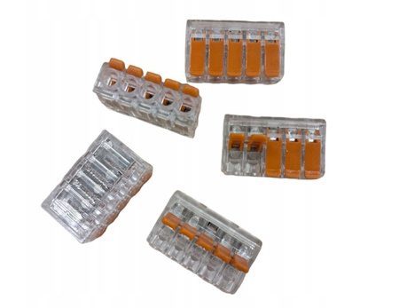 Szybkozłączka Wago 221-615 5x 0,5-6 mm² / 5 41A 1szt