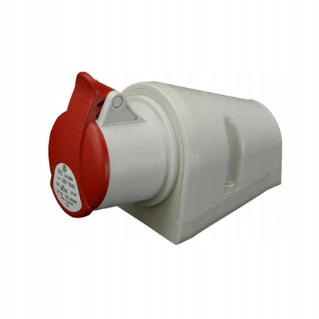 Gniazdo siłowe stałe 16A 5P 400V IP44 Pawbol B.1036