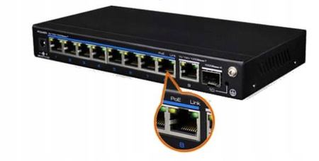 Switch 8+2 port UTEPO UTP3-GSW0802-TSP120