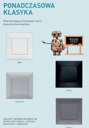 LEGRAND Niloe Step CZARNY Łącznik krzyżowy 863507