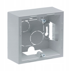 LEGRAND Suno ALUMINIUM Puszka natynkowa pojedyńcza 721394