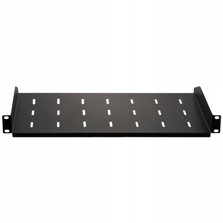 Rack 19 Półka 1U L250 głębokość 250mm CZARNA