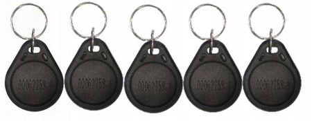 Brelok Mifare S0303BNR-BK czarny +NR 50sztuk