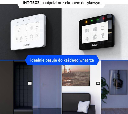 Manipulator dotykowy 7 SATEL INT-TSH2-W biały