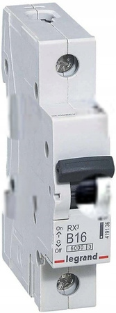 Legrand RX3 Wyłącznik nadprądowy 1P B16 419136