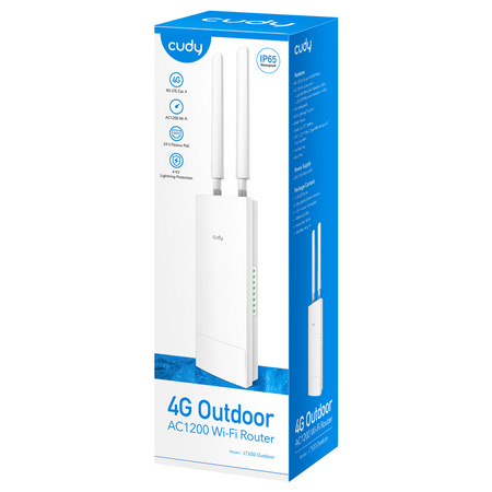 Zewnętrzny router Wi-Fi 4G AC1200, CUDY LT500 Outdoor