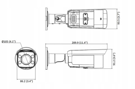 Kamera IP HIKVISION DS-2CD2T87G2-LSU/SL 2.8mm