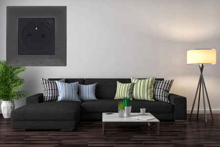 LEGRAND Niloe Step CZARNA Ramka potrójna 863593