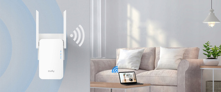Access Point, Repeater Cudy RE1200 802.11ac (Wi-Fi 5)