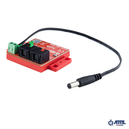 SDIP‑20‑AD0 Adapter PoE Gigabit obniżający napięcie do 5V/12V/24V, Pout 20W, 802.3af/at oraz PASSIVE