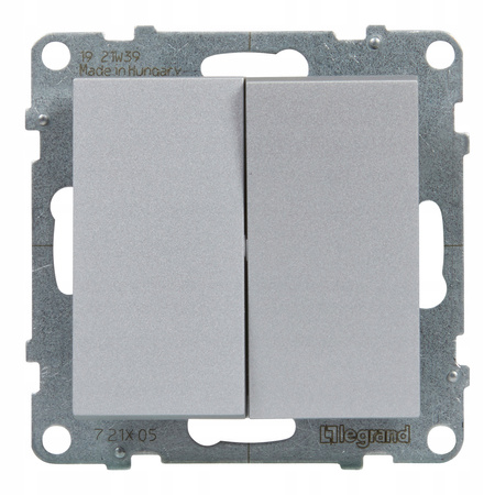 LEGRAND Suno ALUMINIUM Łącznik świecznikowy podwójny 721305