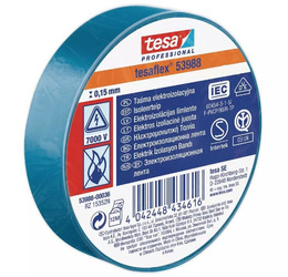 Taśma izolacyjna TESA 33m x 19mm NIEBIESKA 53988-00033-00