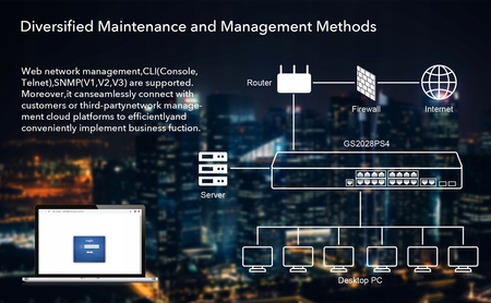 Switch POE 8 portowy z 2x SFP Cudy GS2008PS2 gigabitowy
