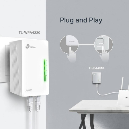 TL-WPA4220KIT Wireless Power Line Extender 300Mbps