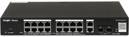 SWITCH POE RG-ES220GS-P 18-PORTOWY SFP REYEE