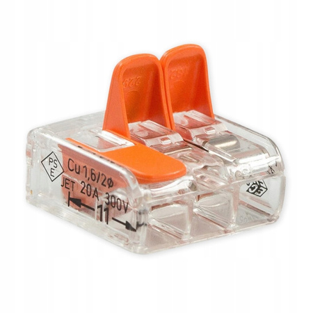 WAGO SZYBKOZŁĄCZKA 3x0,5-6mm2 221-613 30 szt.