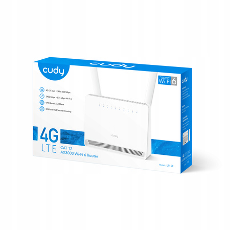 Cudy Router LT15E Router Gigabit AX3000 4G LTE SIM