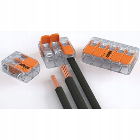 Szybkozłączka Wago 221-413 0,2-4 mm² / 3 , 1 szt. 221-413