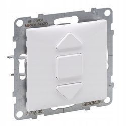 LEGRAND Suno BIAŁY Łącznik rolet przyciskowy 6A 3-pozycyjny 721138