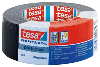 Taśma naprawcza DUCT TAPE czarna TESA 50m x 48mm 04613-00046-00