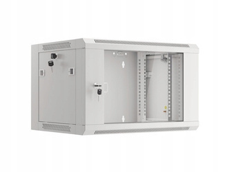 Rack 19 Szafa wisząca  6U 600x600 do złoż. SZARA