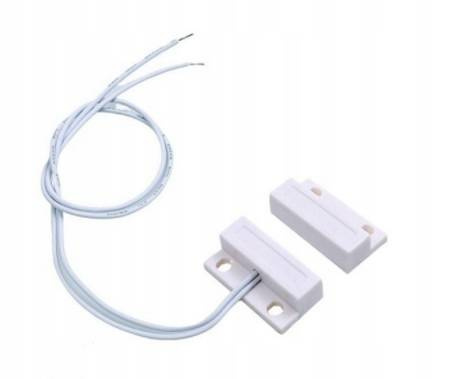 Kontaktron magnetyczny (ŚRODEk 33x7x9mm BIAŁY)