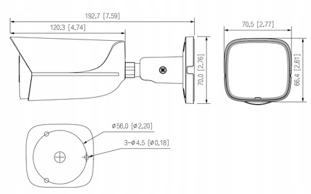 Kamera IP Dahua IPC-HFW3842E-AS-0280B 8,3 Mpx WizSense