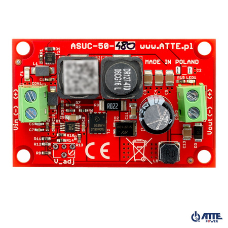 ASUC-50-480-OF Przetwornica podnosząca napięcie do 48V
