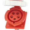 Gniazdo siłowe tablicowe 16A 5P 400V IP67 Pawbol B.1909 hermetyczne