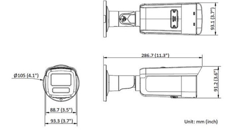 Kamera IP HIKVISION DS-2CD2T47G2H-LI 2.8mm