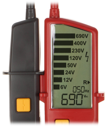 UNI-T Wskaźnik napięcia i kolejności faz UT18D