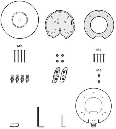 Access Point Ubiquiti U6-Enterprise 802.11ax (Wi-Fi 6)