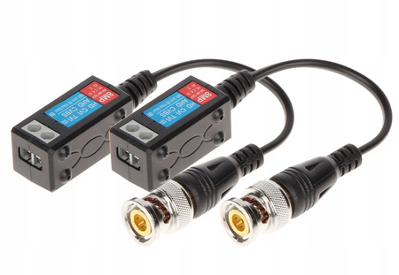 Konwerter BNC na skrętkę do kamer TVI CVI do 8Mpx