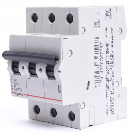 Wyłącznik nadprądowy Legrand 400 V IP20 16 A