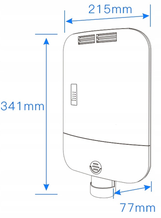 Zewnętrzny wodoodporny switch PoE 4-port + 1 RJ45 WI-PS205-O