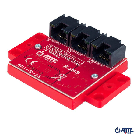 APT-3-11 Switch PoE 3 portowy 10/100Mbps, extender