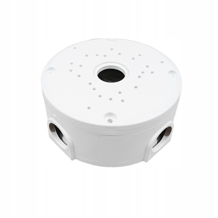 Puszka montażowa do kamer, uchwyt do kamer, uniwersalna 125x52mm, biała