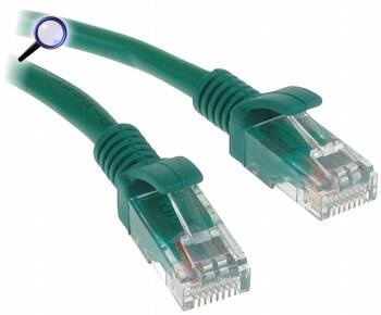 PATCHCORD RJ45/1.8-GREEN 1.8 m