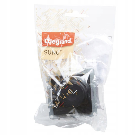 LEGRAND Suno CZARNY Ścieniacz obrotowy 5-75W dla lamp LED 721479