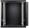 Rack 19 Szafa wisząca 12U 600x600 CZARNA/Blue